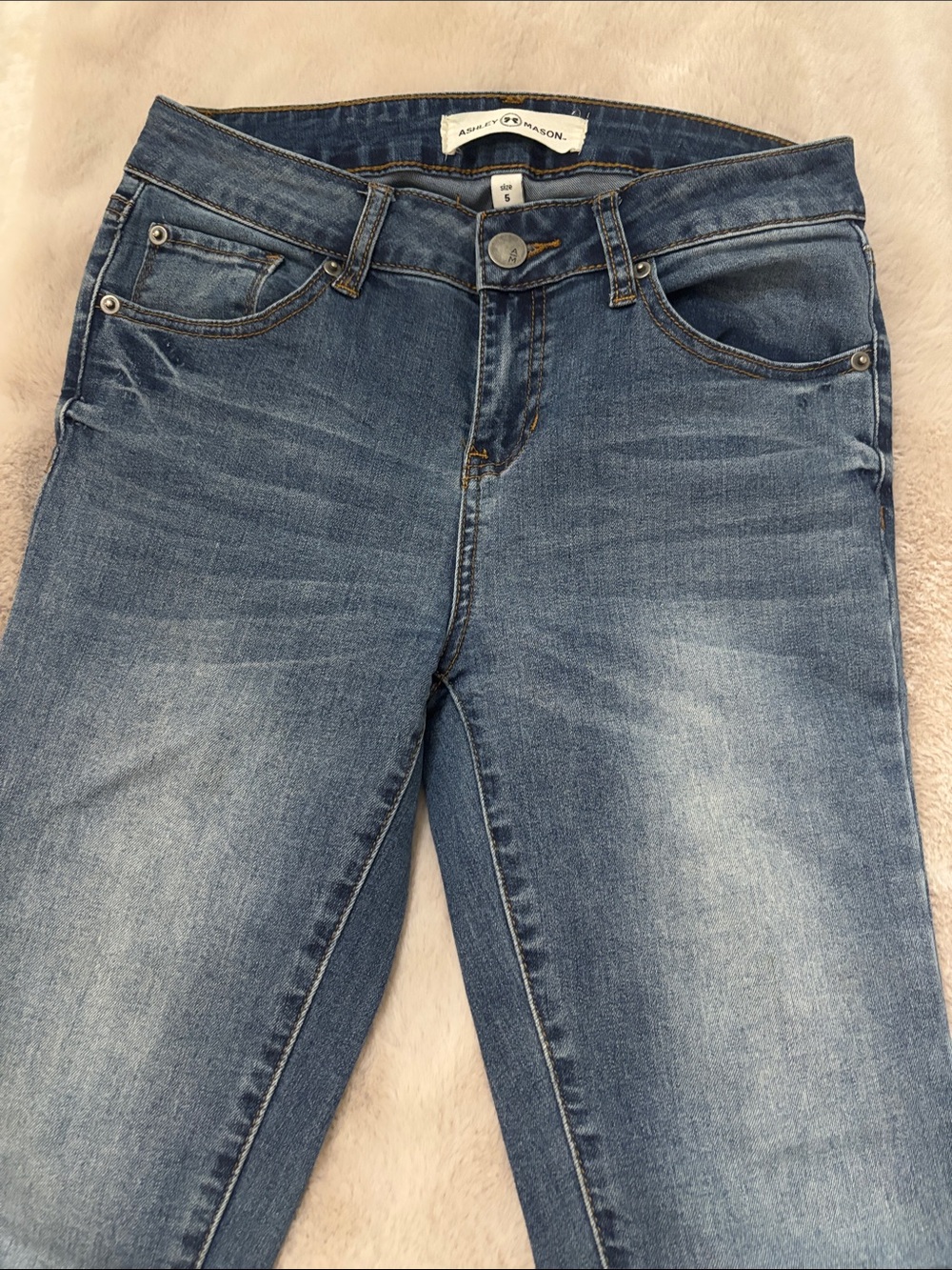 Ashley Mason Medium Blue Skinny Jeans